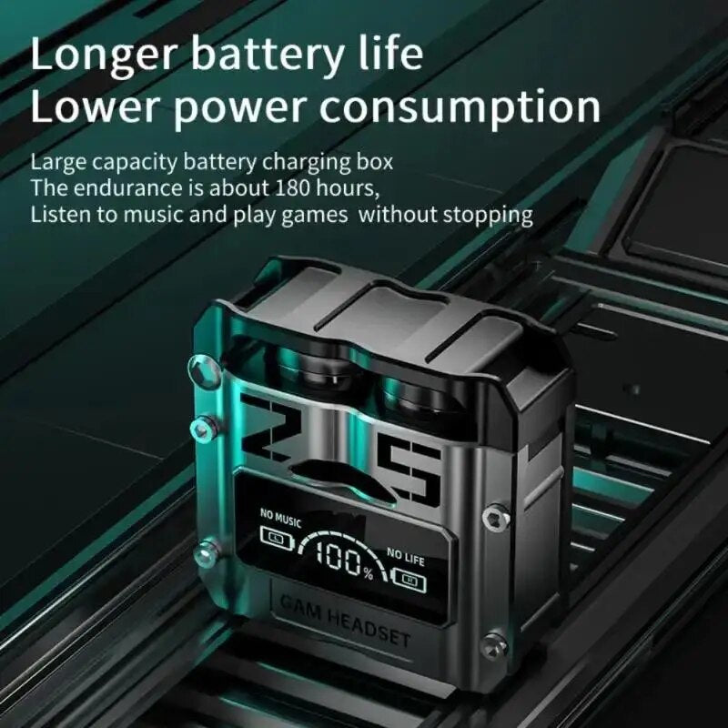 Ear Buds M25 Bluetooth 5.3 TWS HiFi Stereo Sound, LED Battery Display & Touch Control