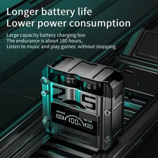 Ear Buds M25 Bluetooth 5.3 TWS HiFi Stereo Sound, LED Battery Display & Touch Control