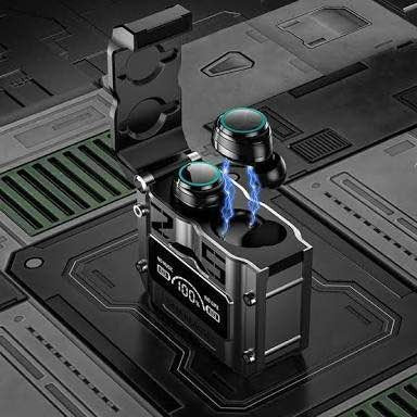 Ear Buds M25 Bluetooth 5.3 TWS HiFi Stereo Sound, LED Battery Display & Touch Control